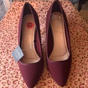 Jones New York Women's Dark Red Heels